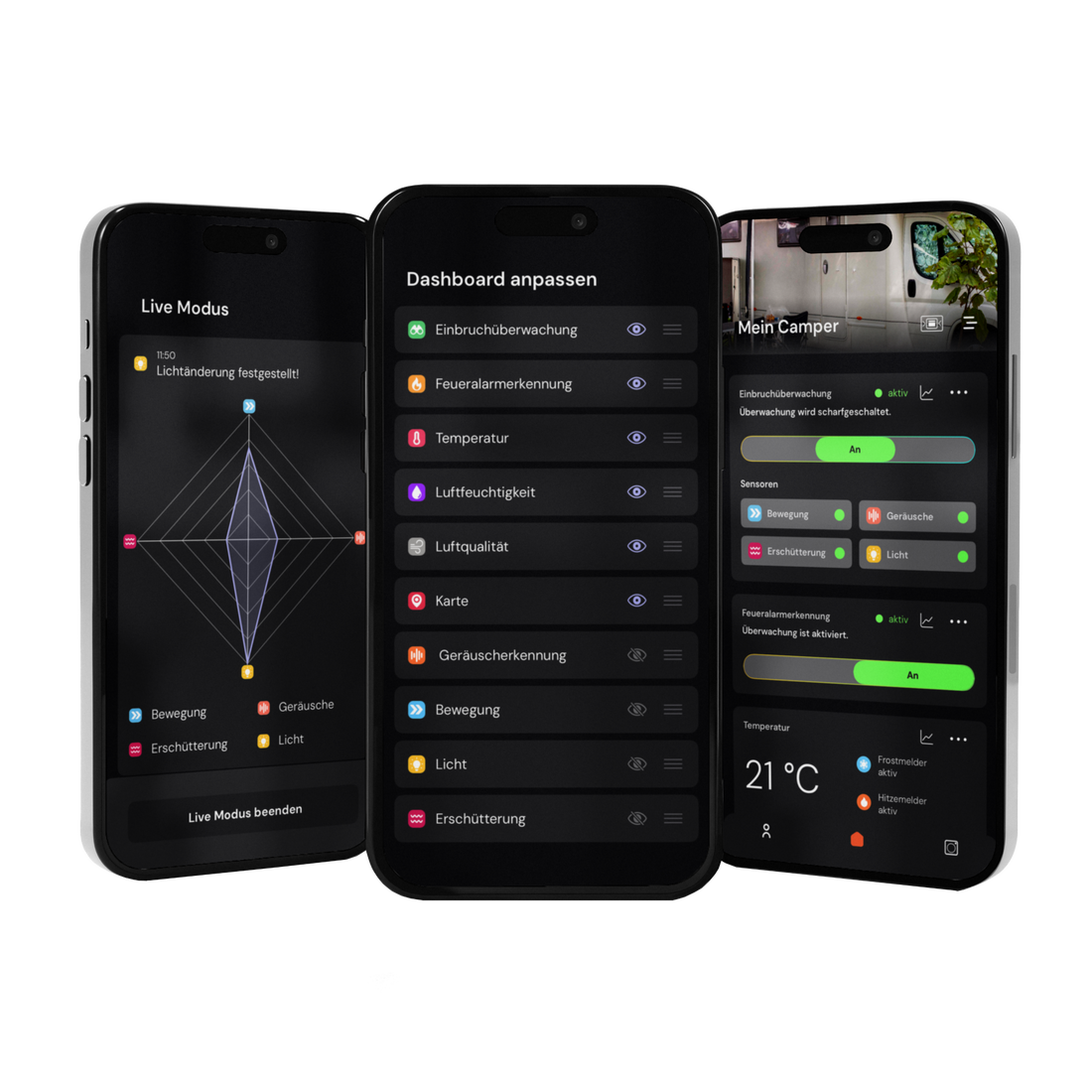 sonsor App Screens
