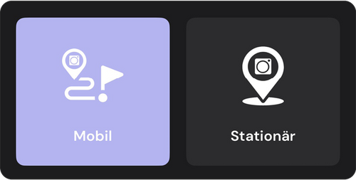 Wählbarer Aufstellungsort in der sonsor App