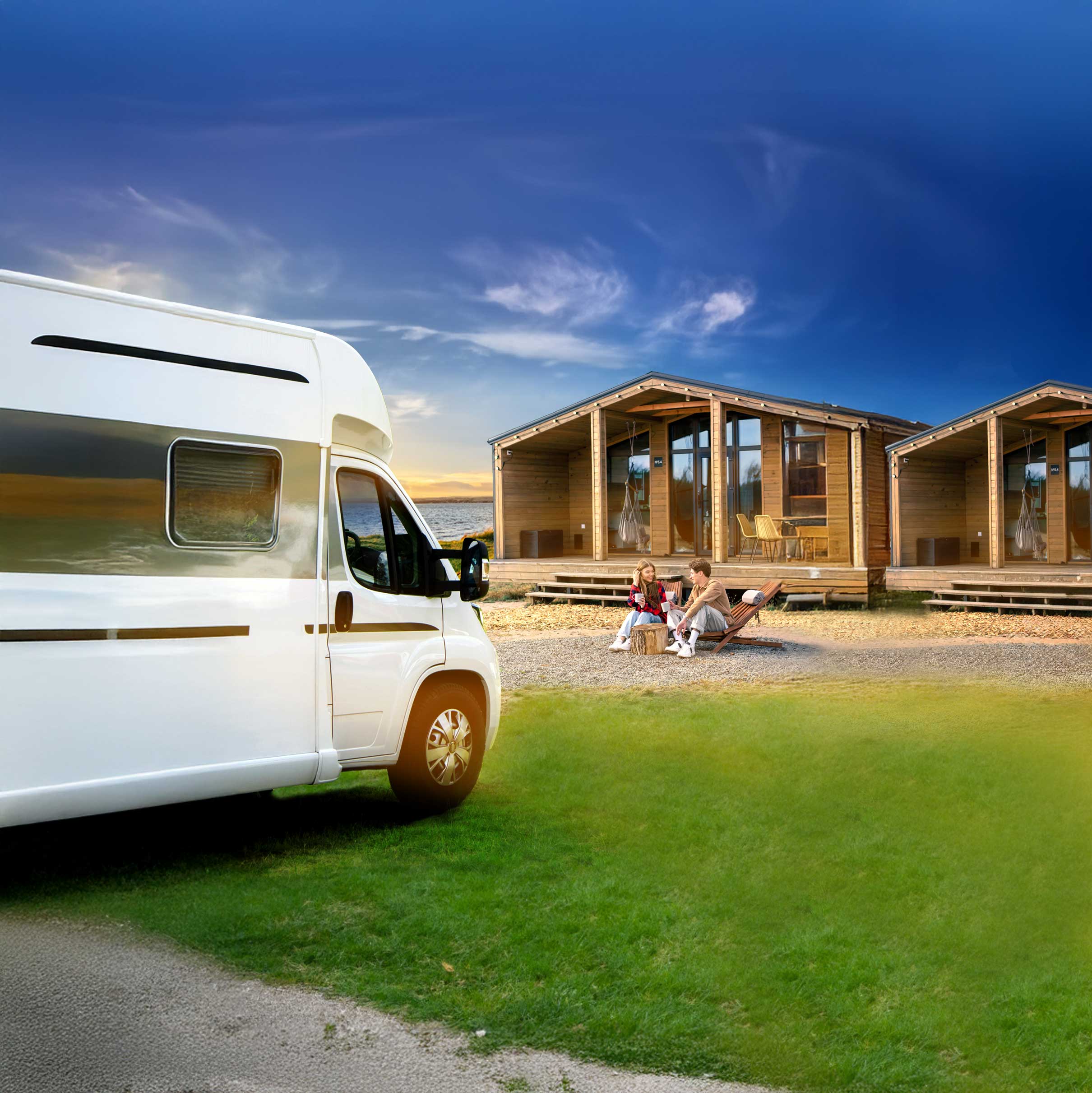 sonsor schützt Camper und Haeuser