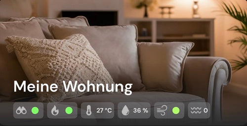 Übersicht App sonsor Standort "Meine Wohnung"