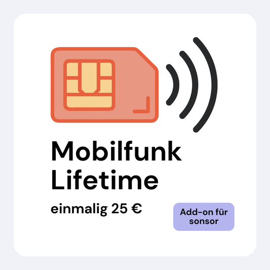 Mobilfunk Lifetime – einmalig für sonsor