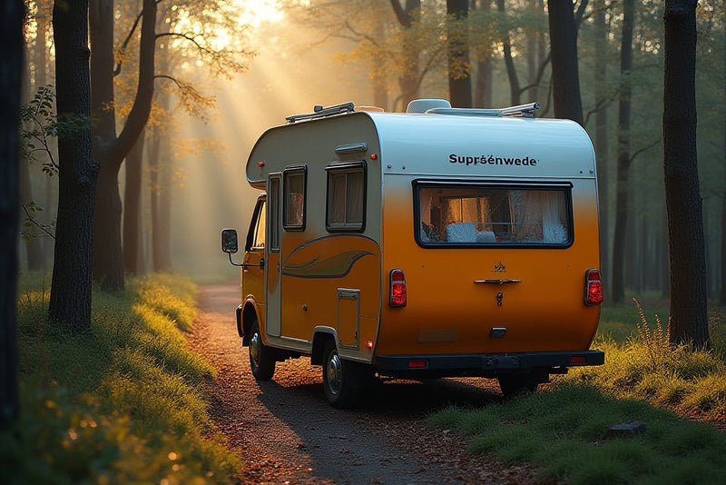 Camper im Wald
