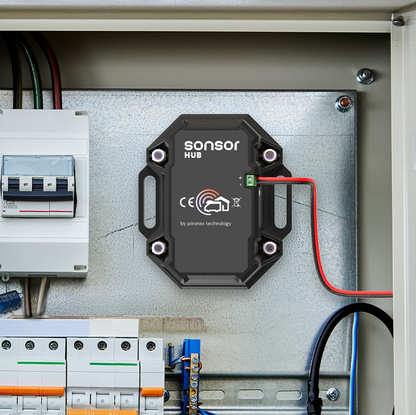 sonsor hub 12V Anschluss Stromkasten