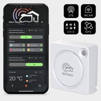 sonsor mobil Gerät telegrau mit sonsor App