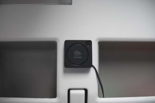 sonsor schwarz im Camper