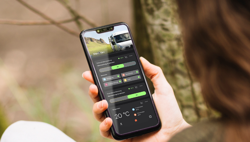 sonsor App auf Smartphone
